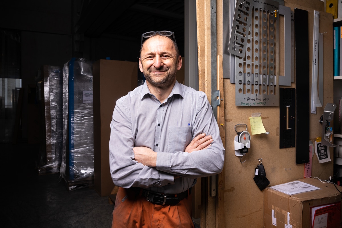 mit Leidenschaft bei der Arbeit